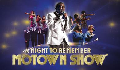 Stars of the A Night to Remember motown show on a navy blue background