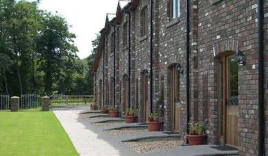 Duffryn Farm Cottages entrances