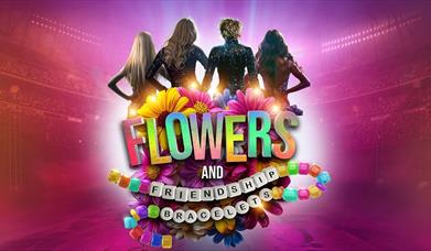 promotional poster for flowers and friendship bracelets