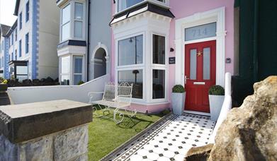 Sea Watch entrance and garden area