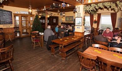 The Worm_s Head Hotel bar and dining area