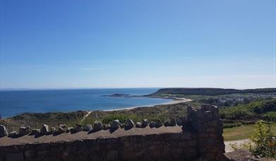 A photograph of the view from Bank Farm Leisure Park