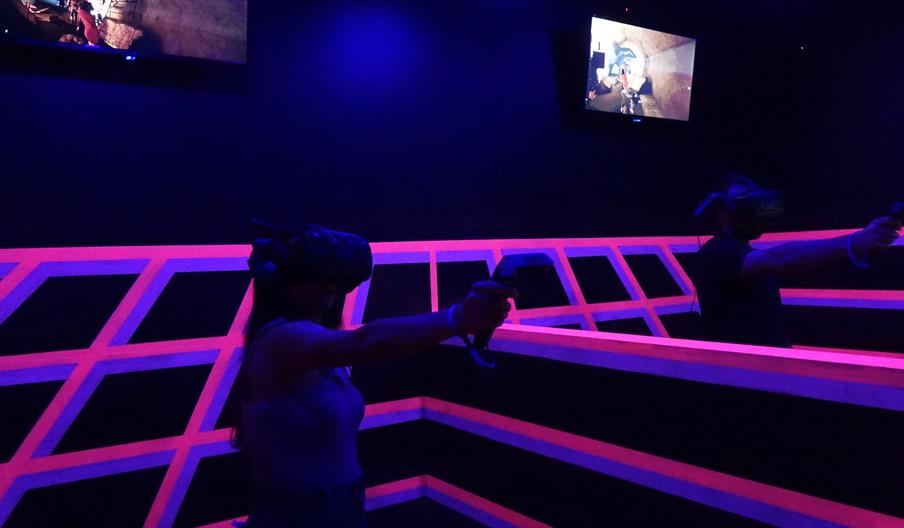 A child playing at Legacy VR