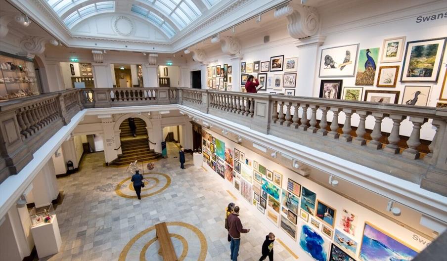 Glynn Vivian Art Gallery upper area