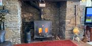 Brynawel Farm Bed and Breakfast fireplace