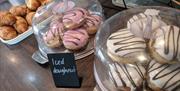 Doughnuts available for purchase at Bank Farm Coffee Lounge