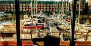 El Pescador Restaurant & Bar view of marina