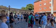 A group of people on Fogo's Free tour