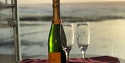 Langland_s Brasserie champagne with glasses