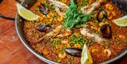 Lolis Mediterranean Restaurant seafood paella