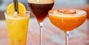 Lolis Mediterranean Restaurant selection of cocktails