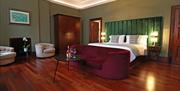 Morgans Hotel double bedroom with sofa