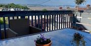 Oakland House Mumbles view from outdoor seating area