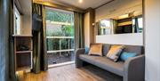 Oxwich Bay Hotel accomodation pod living area
