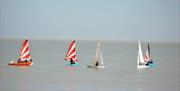 Oxwich Watersports group on sailing boats