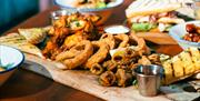 Proud Mary plate full of side dishes