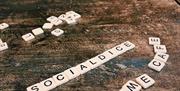 Socialdice scrabble set