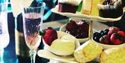 Sullivan_s Tea afternoon tea platter with champagne