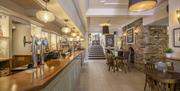A photo of the main bar area inside the Gower Inn