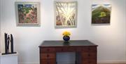 An photo of an exhibition at Attic Gallery