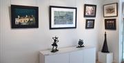An photo of an exhibition at Attic Gallery
